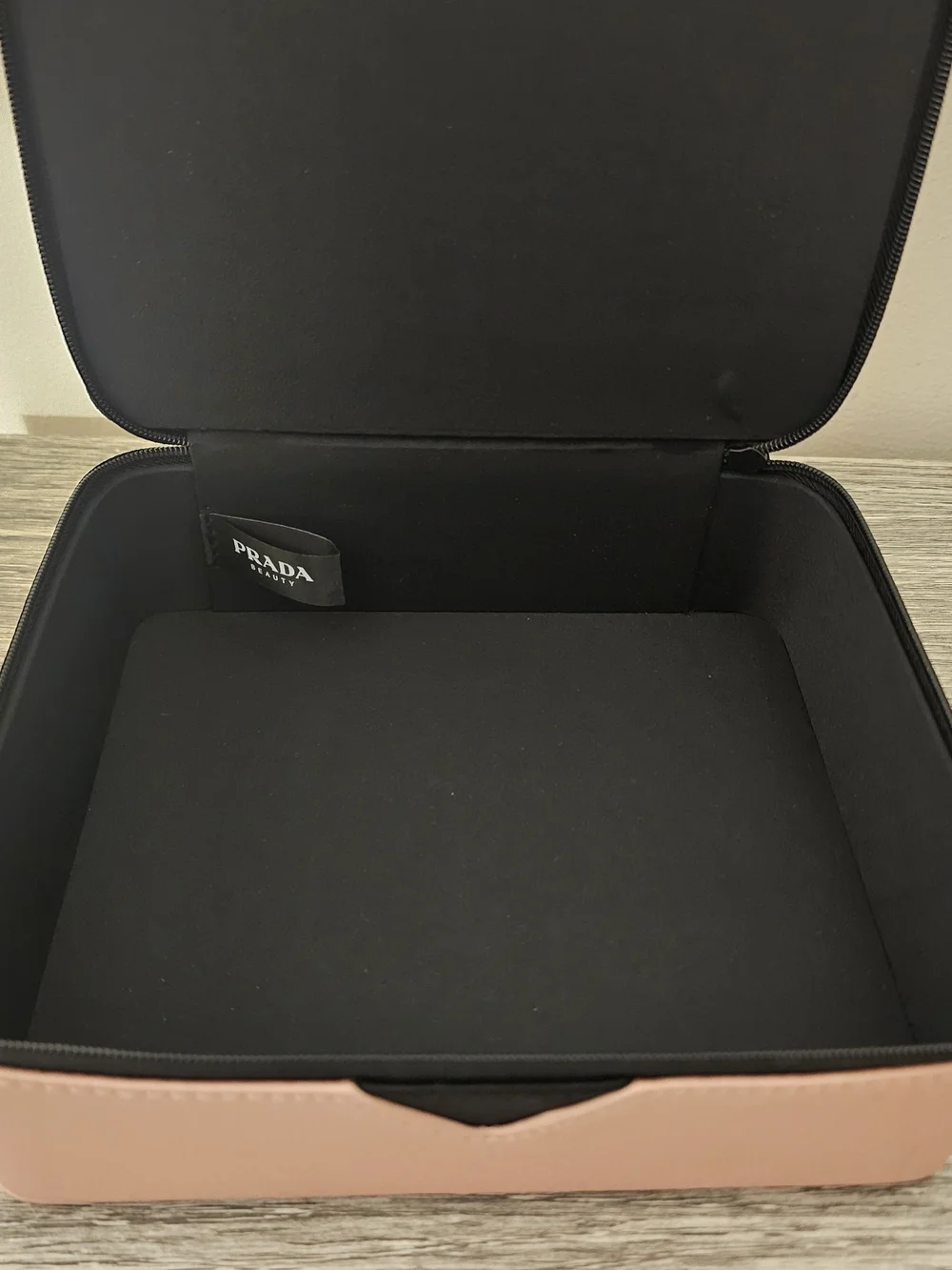 Prada Beauty Black & Pink Travel Case